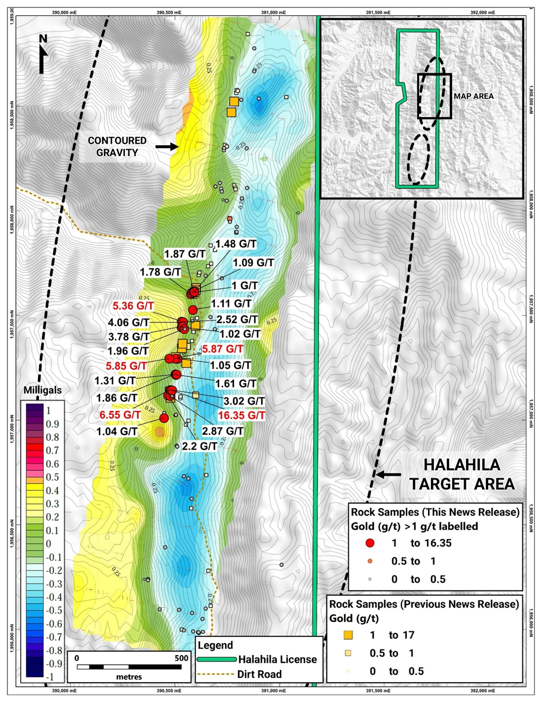 Sun Peak Metals Corp Reports up to 16.35 g/t Gold and 180 g/t Silver From Surface Rock-Chip Samples at the Halahila Project, Saudi Arabia